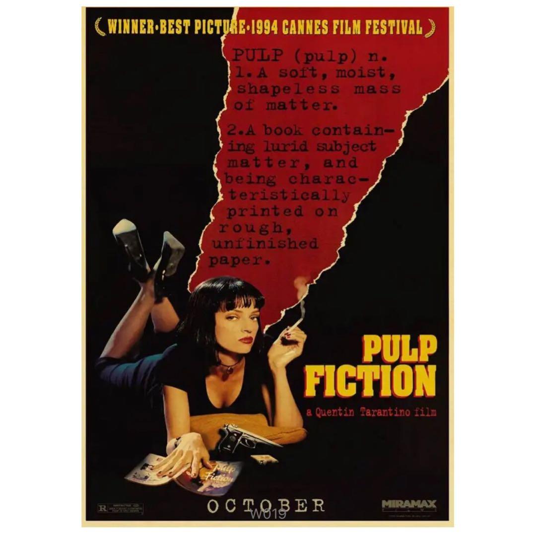 K206A3 パルプフィクション 映画 ポスター クエンティン