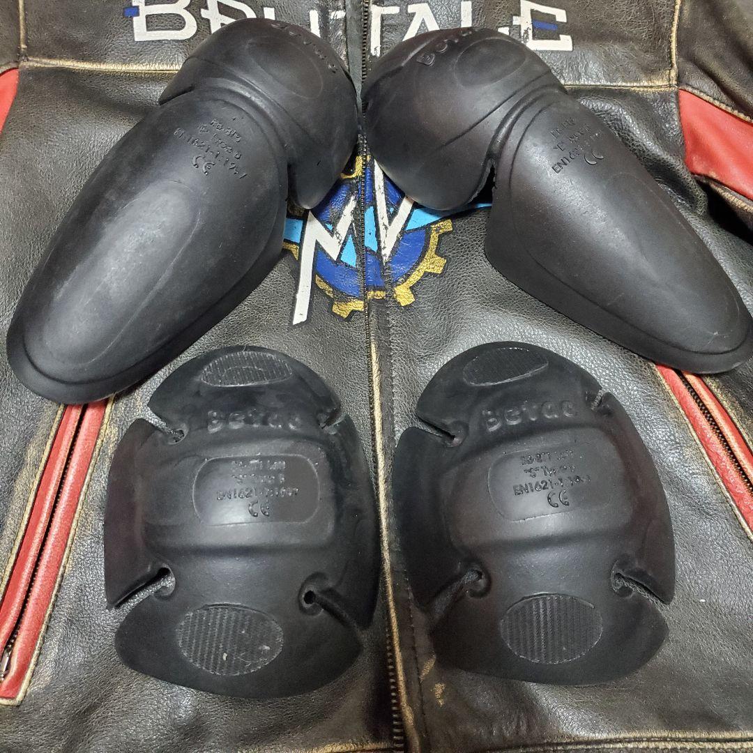 HYDROGENMV AGUSTA ライダースジャケット肩肘パッド付き