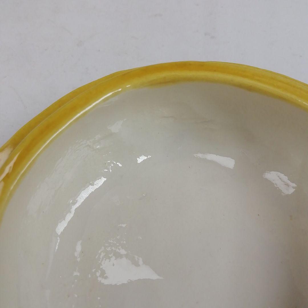 Ｔ３８３　香合　『交趾　鶴』『中村翠嵐 造』　共箱　茶道具