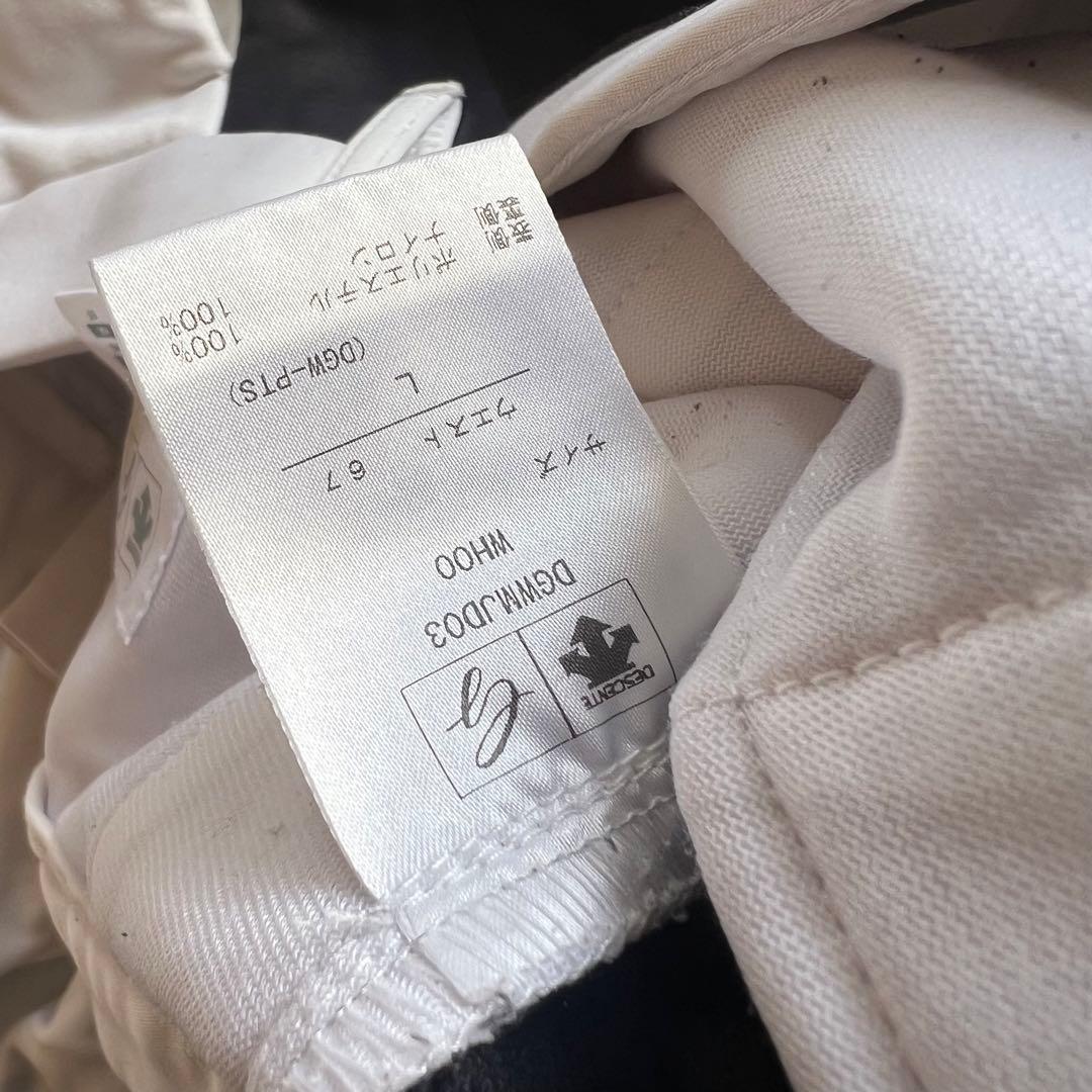 DESCENTE GOLF デサントゴルフ　コーティングニット　パンツ　L ロゴ