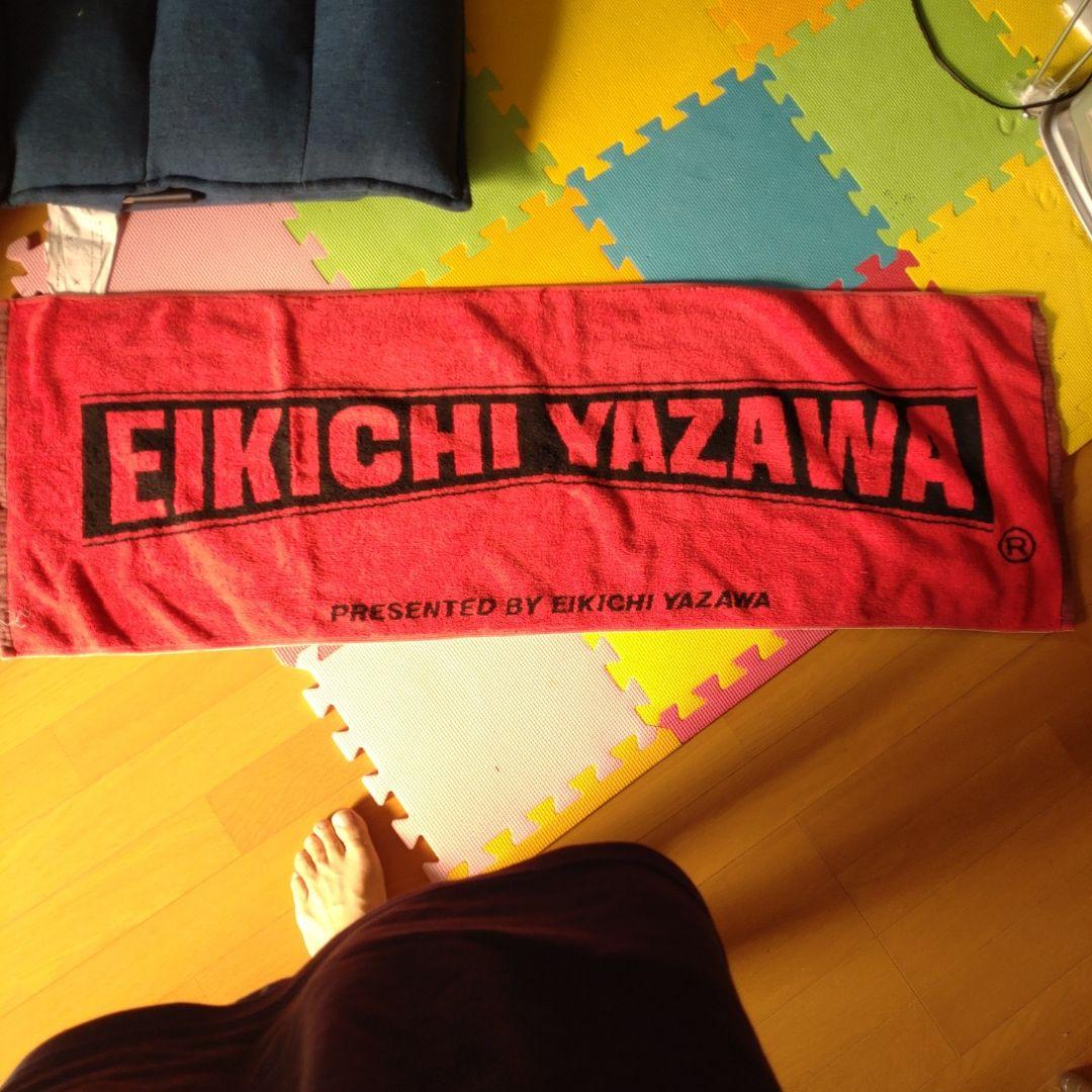 矢沢永吉 タオルケット EIKICHI YAZAWA 赤色タオル ☆Eikichi Yazawa