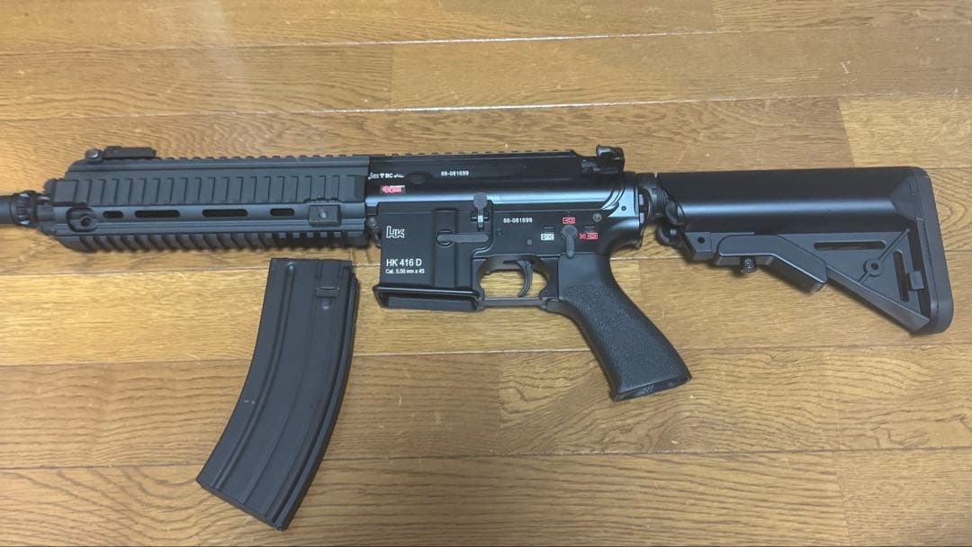 次世代電動ガン HK416D マガジン4本、バッテリー2本付き Amazon | 東京