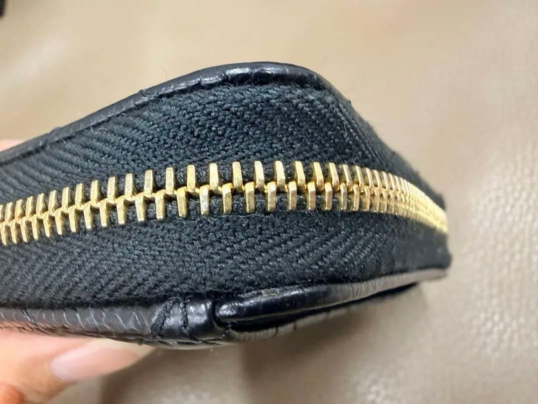 【美品】シャネル　マトラッセ　キャビアスキン　ケース　黒