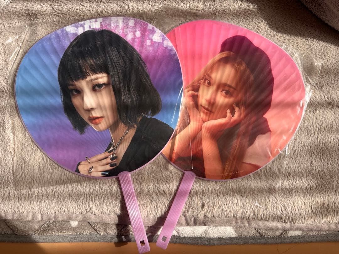 aespa ウィンター うちわ 2枚セット - メルカリ