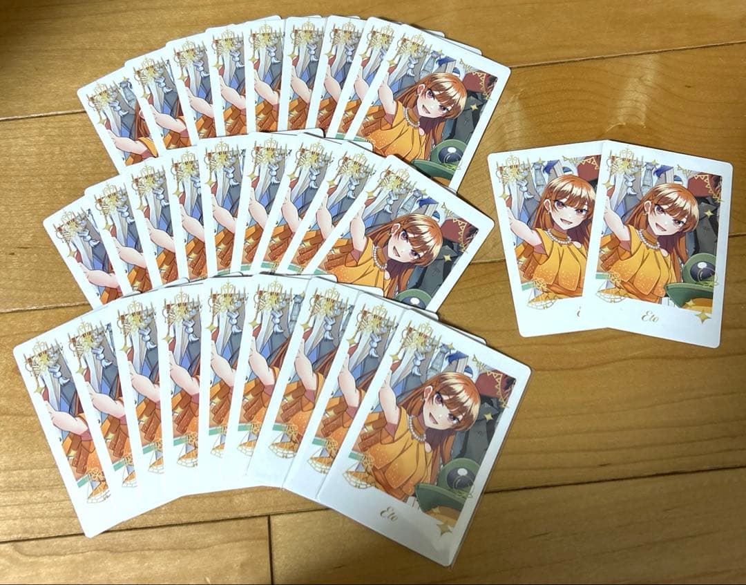 カラフルピーチ えと チェキ風トレカ ぷぴぱ 27枚+ホロ2枚 からぴち