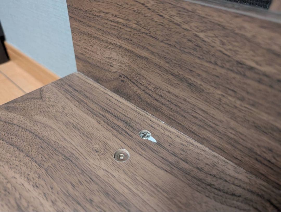 【送料込】LOWYA ベッドフレーム ウォルナット