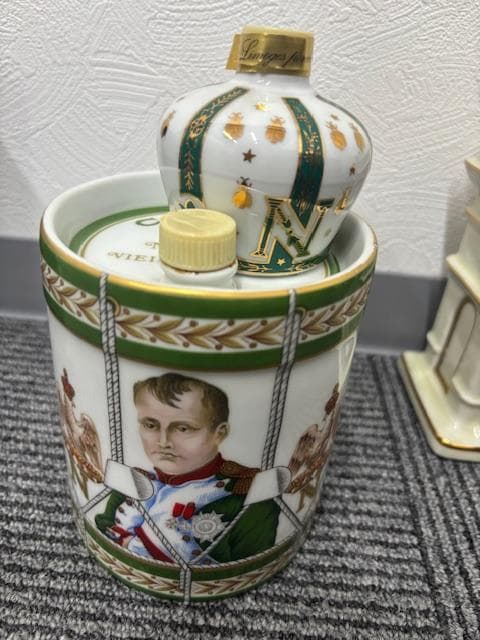 古酒セット】CAMUS カミュ HINE ナポレオン 陶器ボトルセット 飲料・酒