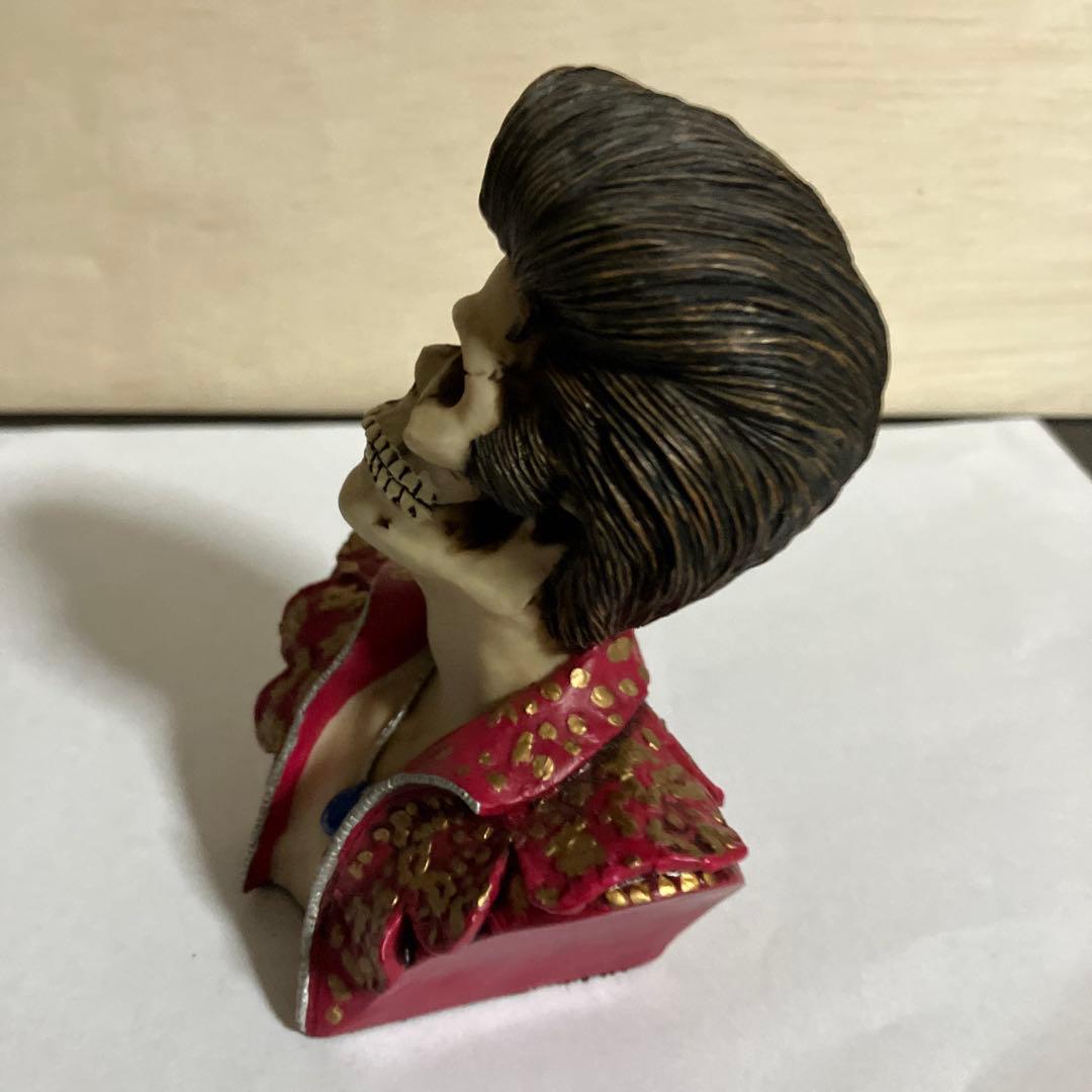 スカル/ドクロフィギュア　ロックミュージシャン　3体セット　陶器製⁉️置物