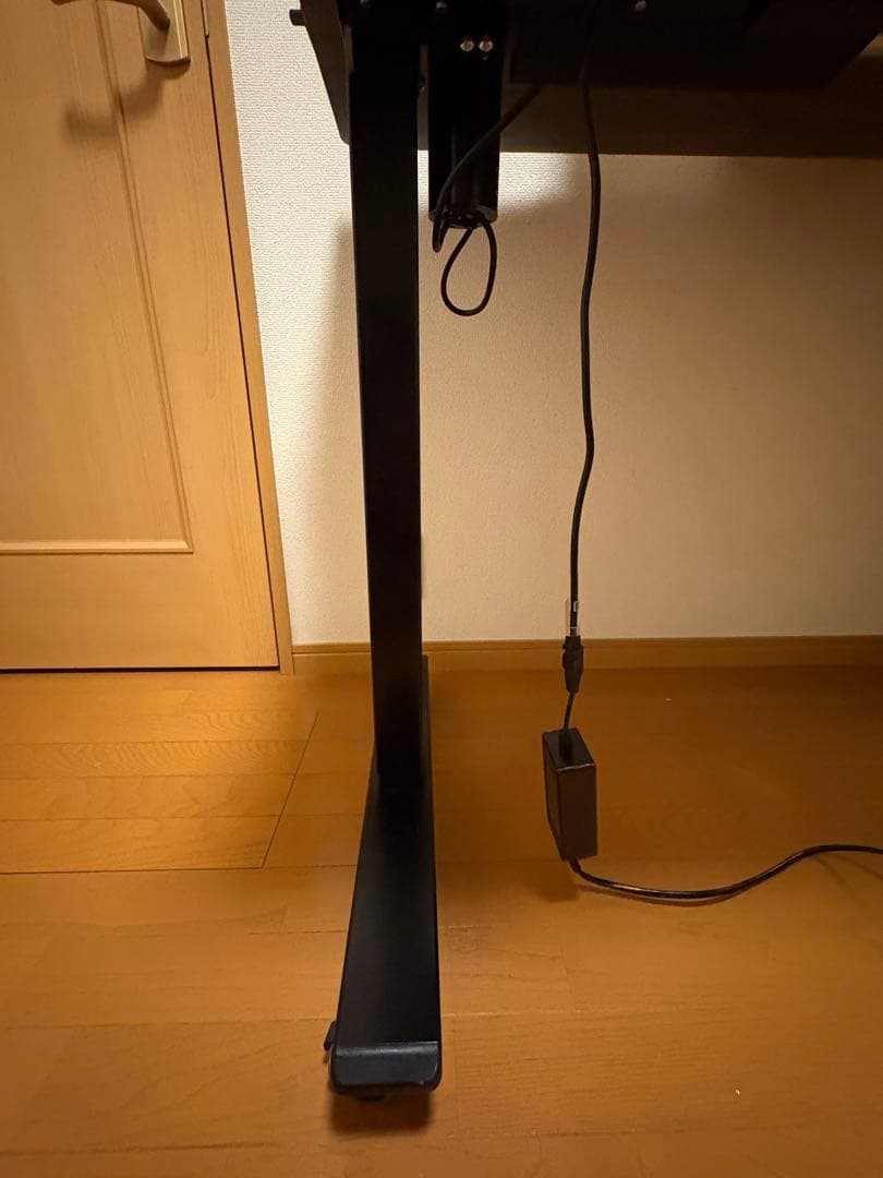 flexispot ef1 電動昇降式ダークブラウンデスク 60-120cm