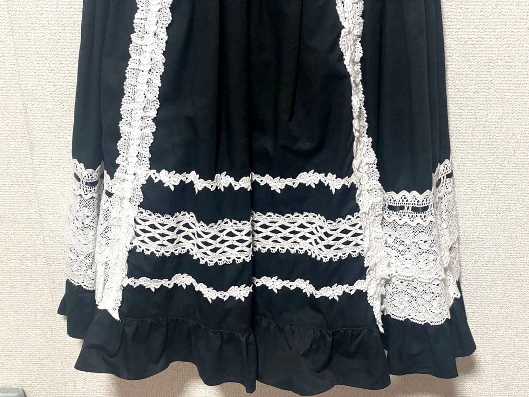 BABY レースフリルJSK 黒