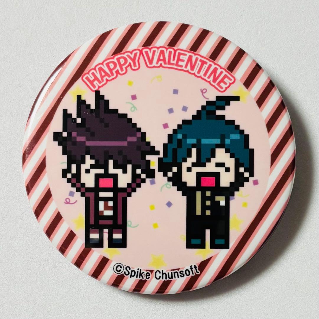 ダンガンロンパ バレンタイン プリロール 百田解斗 最原終一 缶バッジ