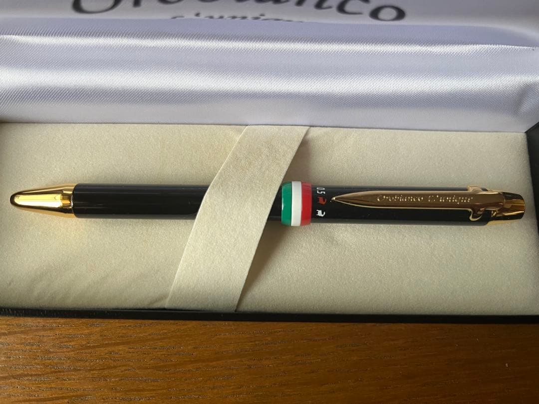 Orobianco L´unique オロビアンコ ルニーク 黒 ボールペン 文房具