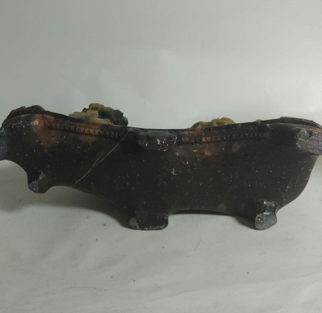 寿山石 山水 風景 石製 中国