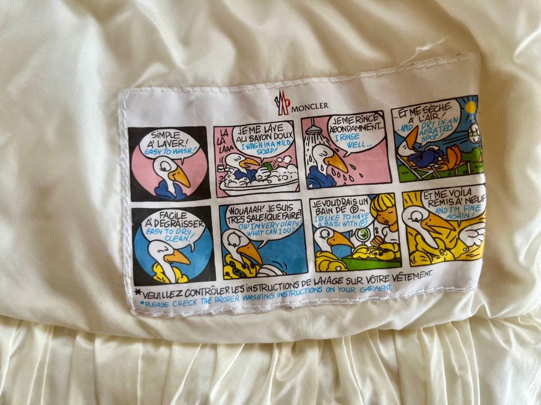 MONCLER ホワイトダウンコート サイズ2