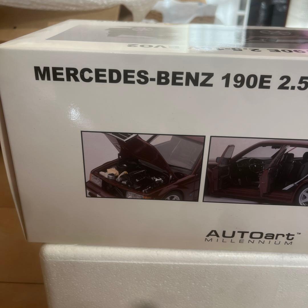 オートアート 1/18 メルセデスベンツ 190E エボリューションⅡ レッド