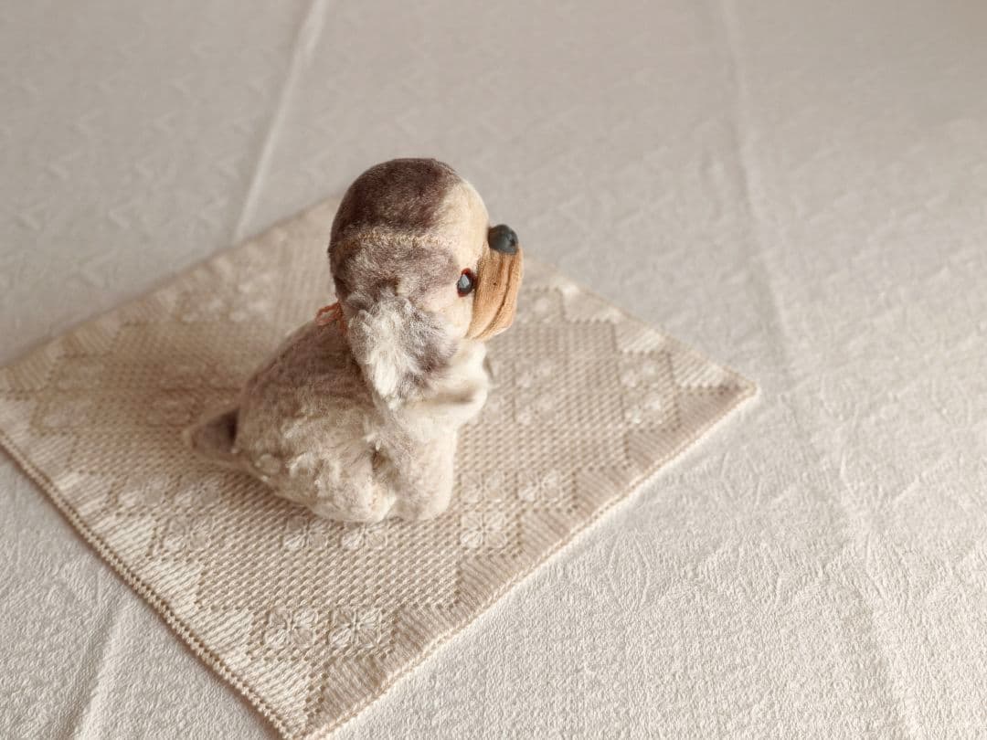 * vintage dog ♡ ハートのワンポイント キュートな ワンちゃん