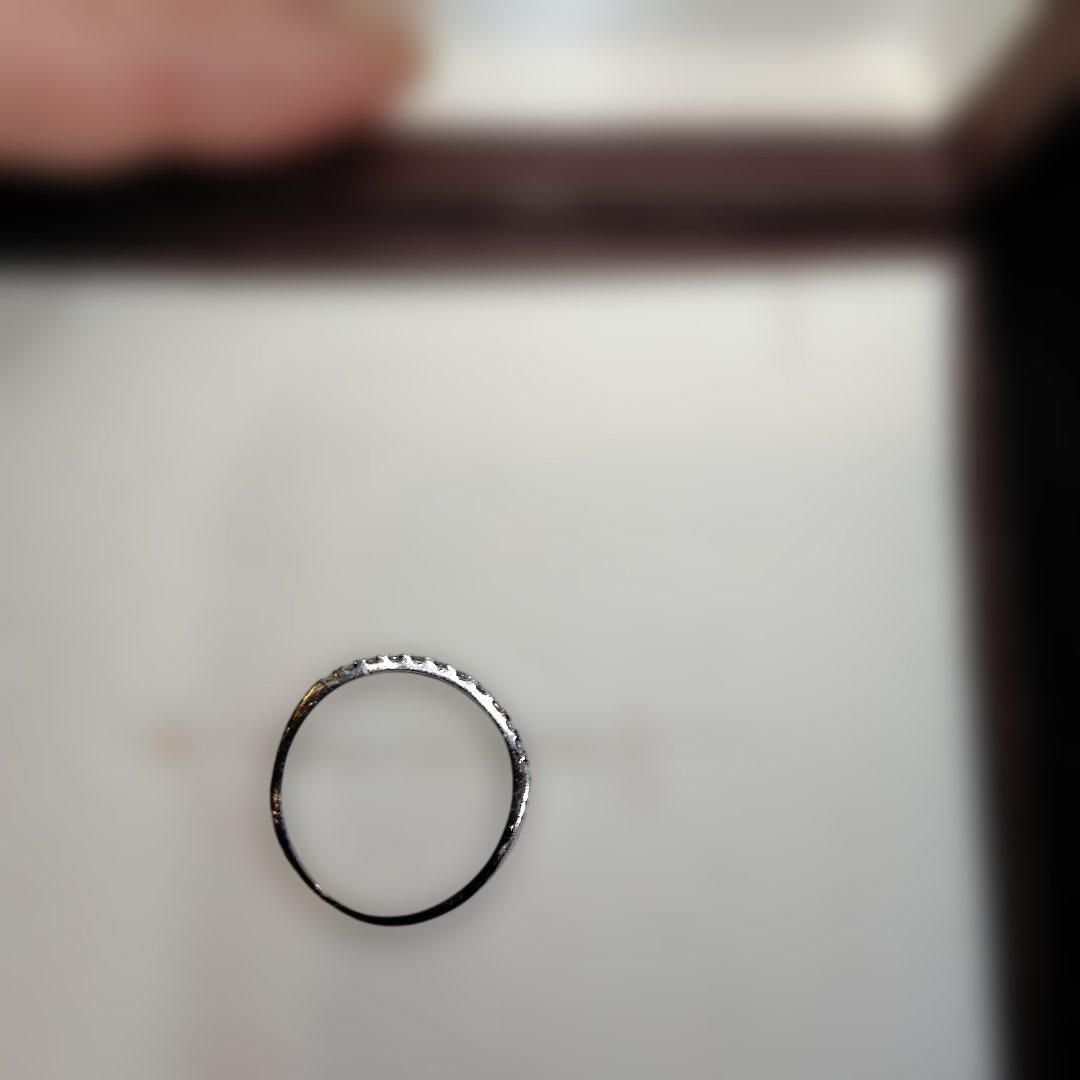 専用pt950 ハーフエタニティリンク　14号