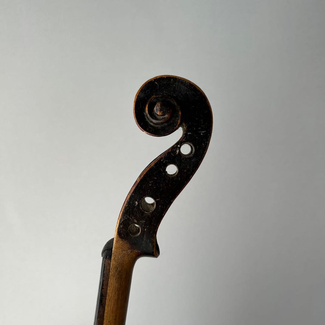 3/4 アンティーク ドイツ／ボヘミア系 ヴァイオリン本体 ジャンク