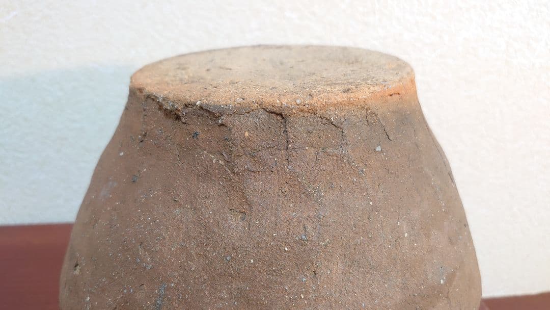 越前焼 茶道具 アンティーク陶器 水指 小壺 飾壺 漆器蓋 鎌倉 金沢茶会