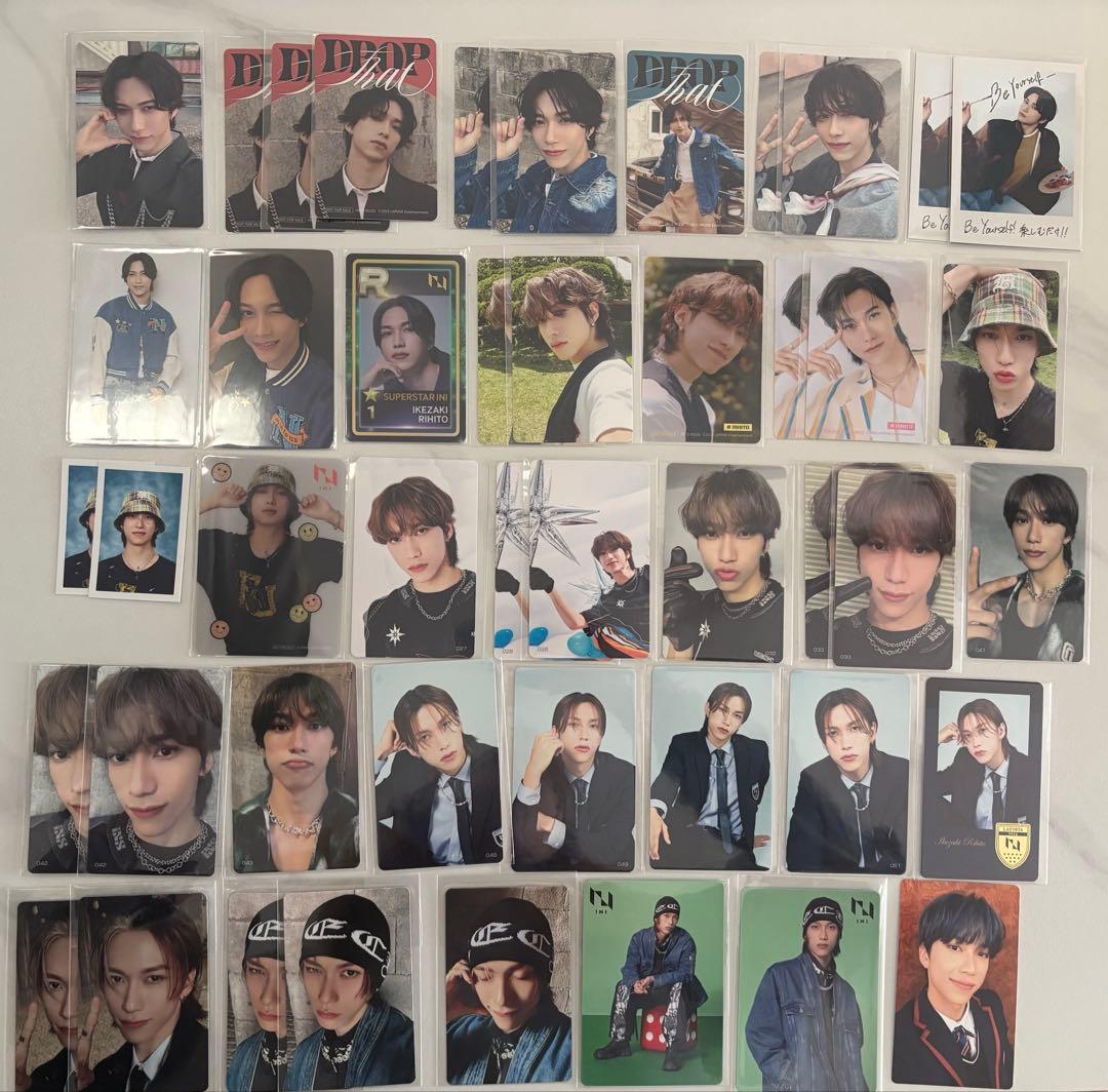 INI 池﨑理人セット　トレカ　缶バ　ポストカード