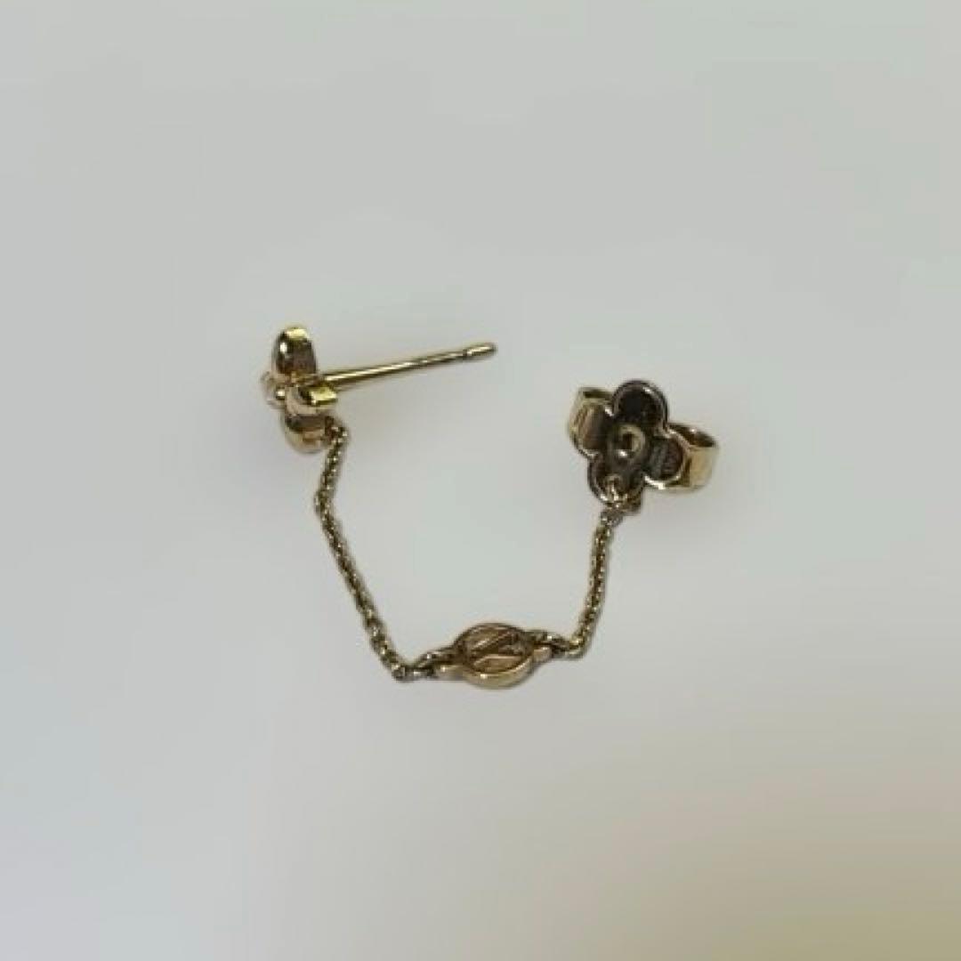 LOUIS VUITTON ピアス プティ ルイ ブックル・ドレイユ