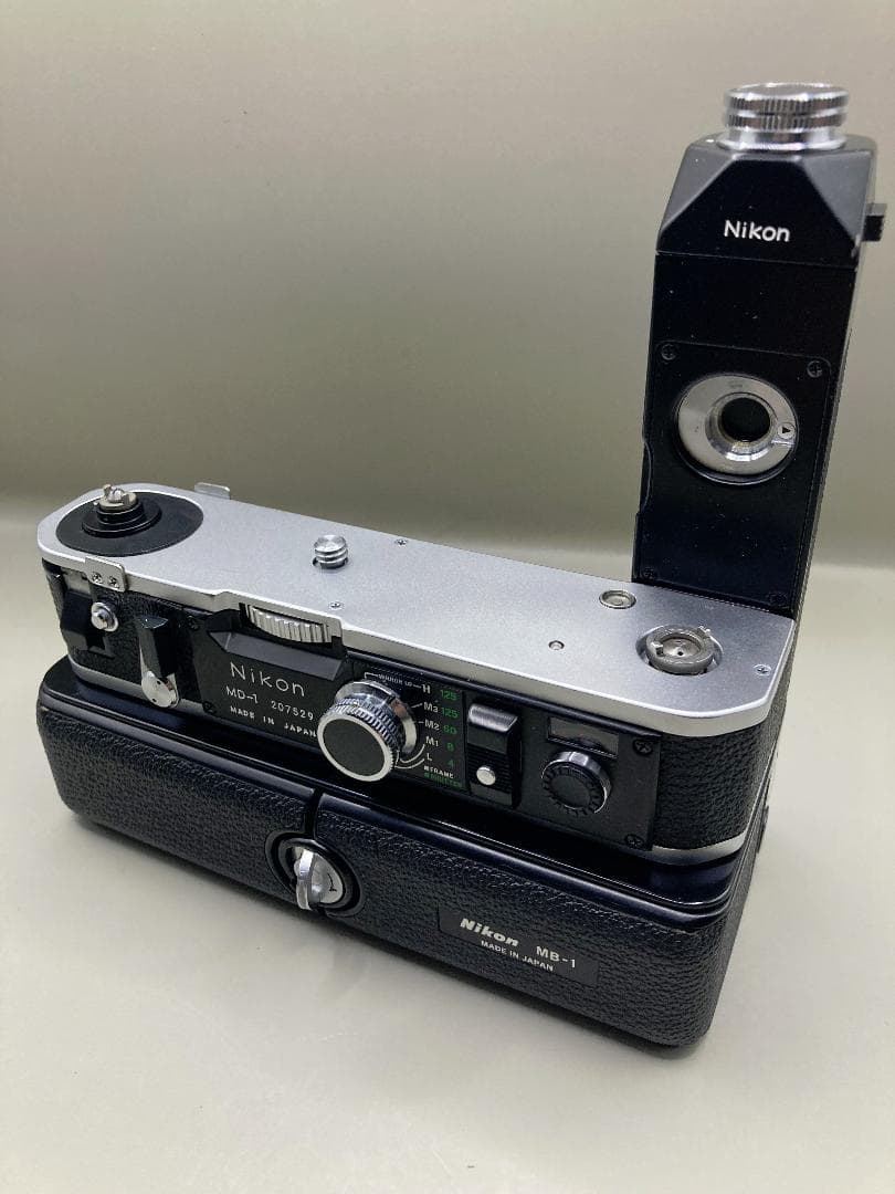 Nikon MD-2 + MB-1 F2用モータードライブ Nikon MD-2 Motor Drive +