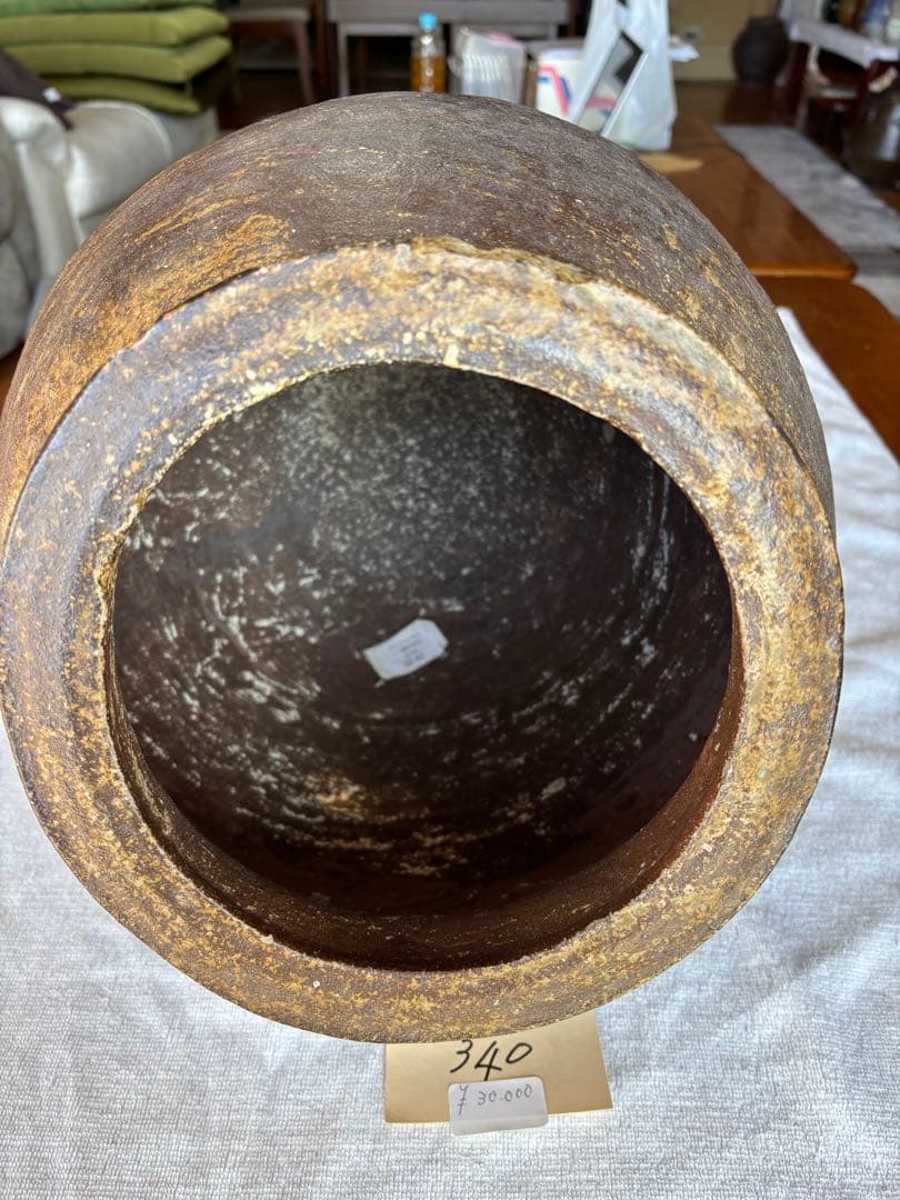 越前壺 古壺 骨董品 アンティーク置物