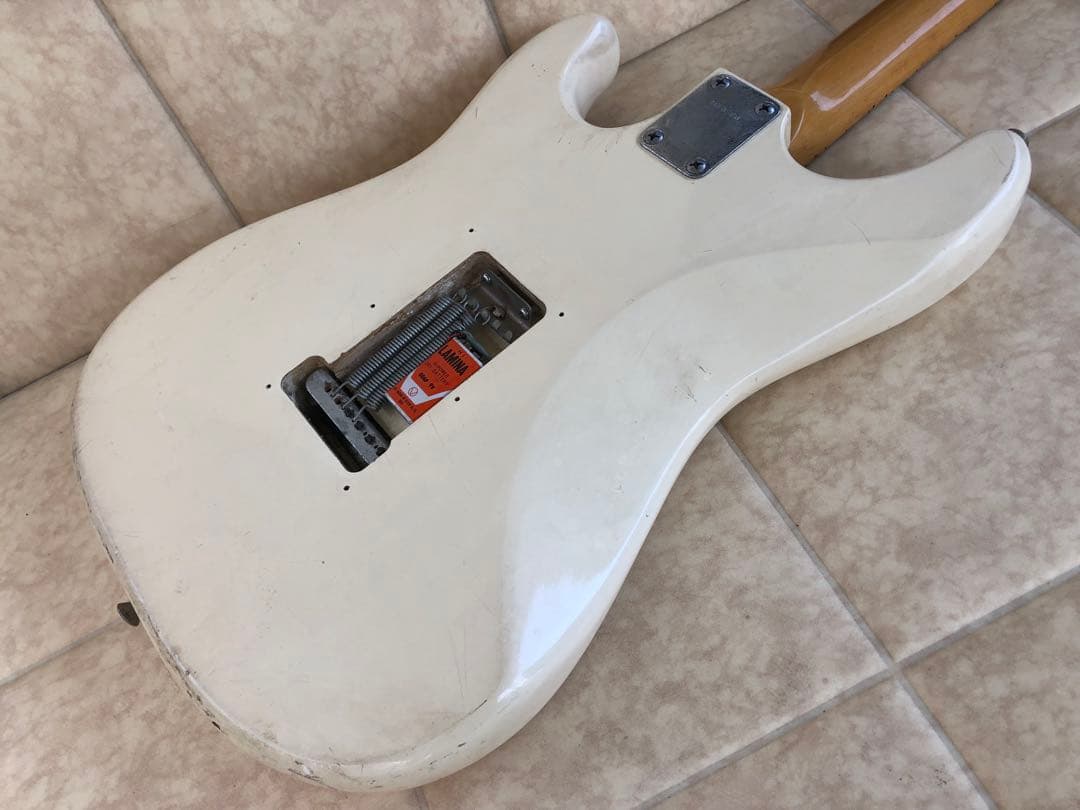 エレキギター ブラック 未完成 フォレストシェイプ スルーネック