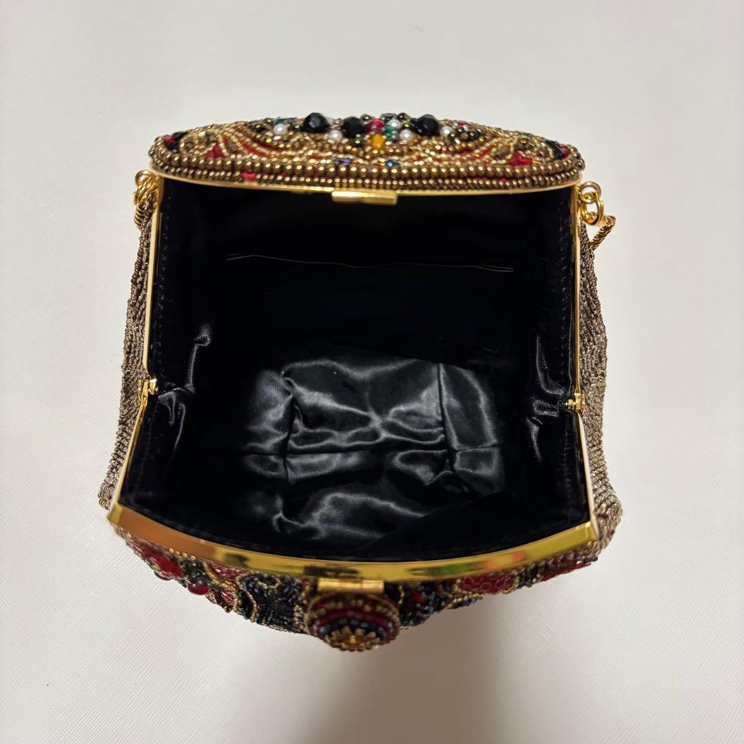 皇室御用達 LUMY はしもと　高級ヴィンテージ ビーズバッグ