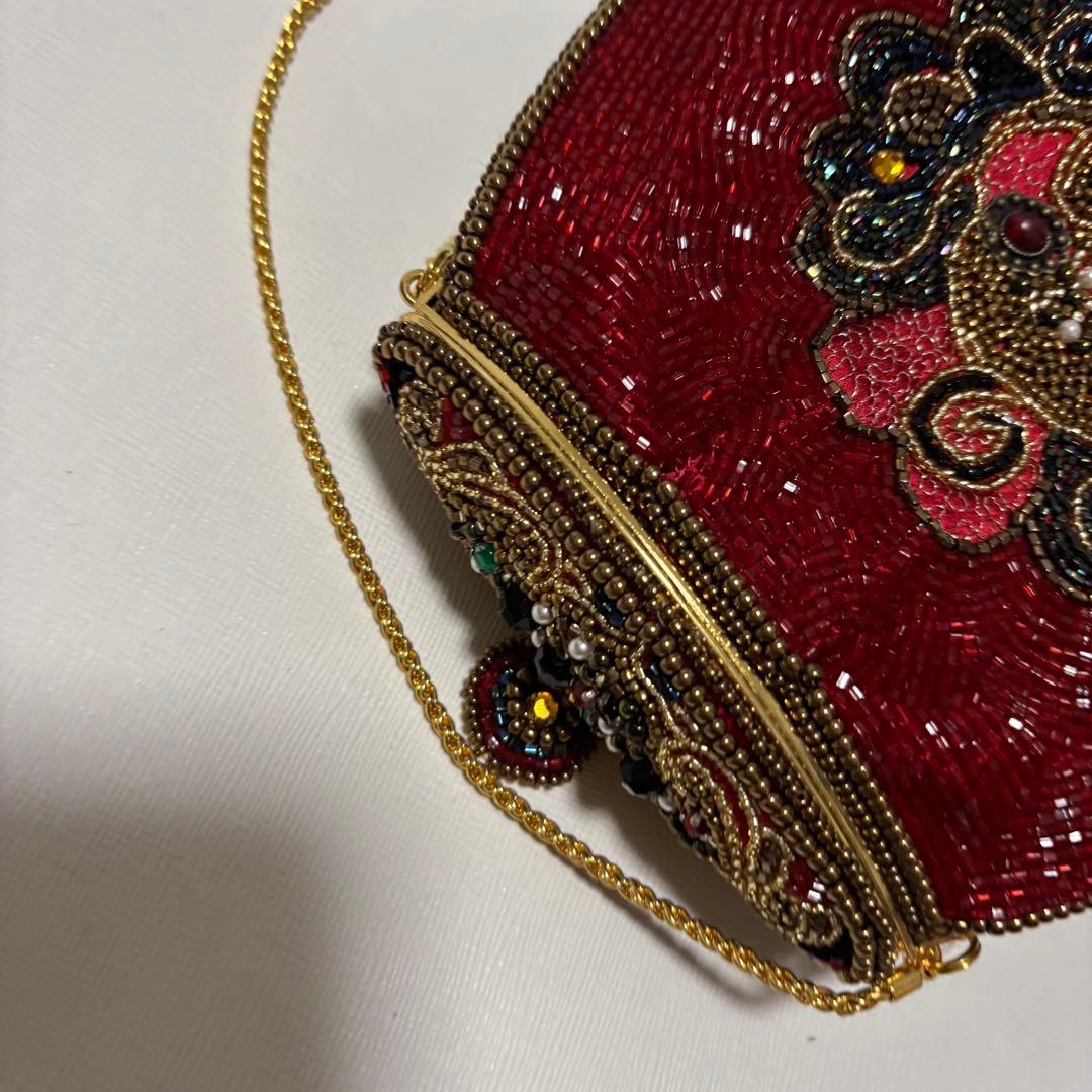 皇室御用達 LUMY はしもと　高級ヴィンテージ ビーズバッグ