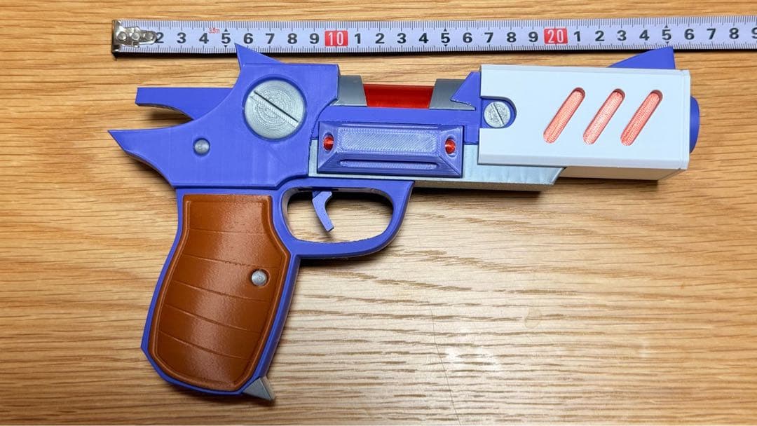 1/1 アクセルの銃 x2｜ロックマンX風｜完全色分け｜モデルガン｜コスプレ用