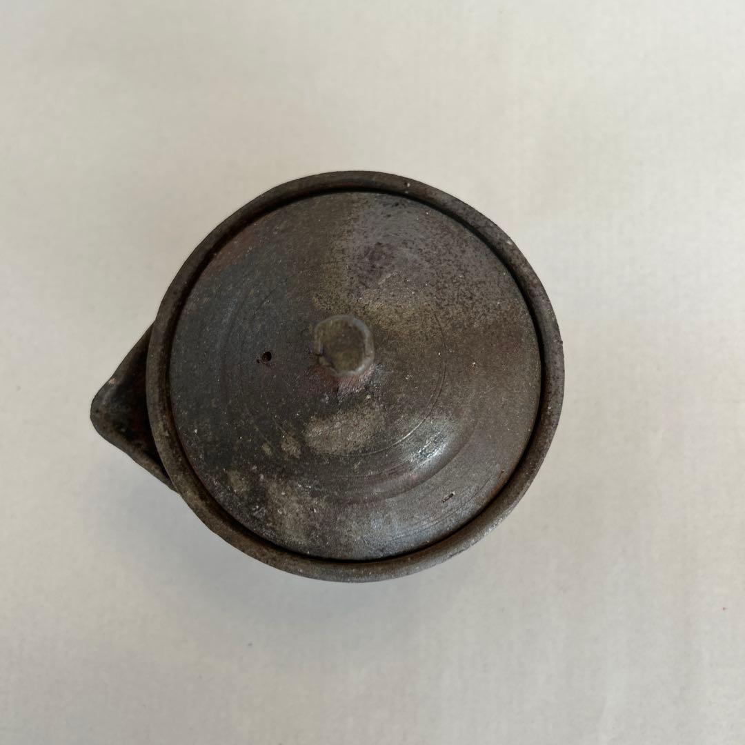 値引き』【珍しい】備前焼 人間国宝 藤原啓 作 宝瓶 急須 - メルカリ