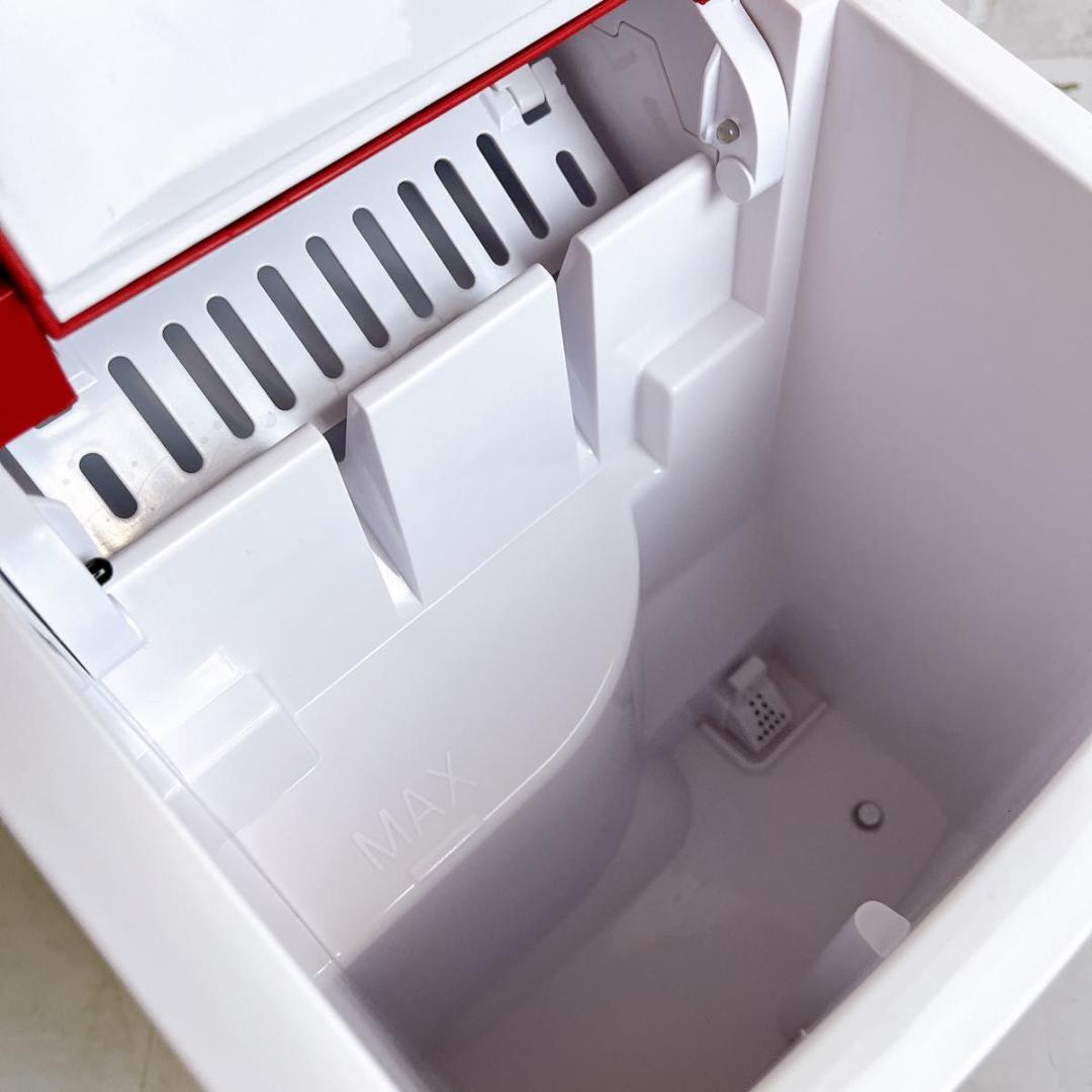 美品　ベルソス　 高速製氷機 VS-ICE07 家庭用 レッド