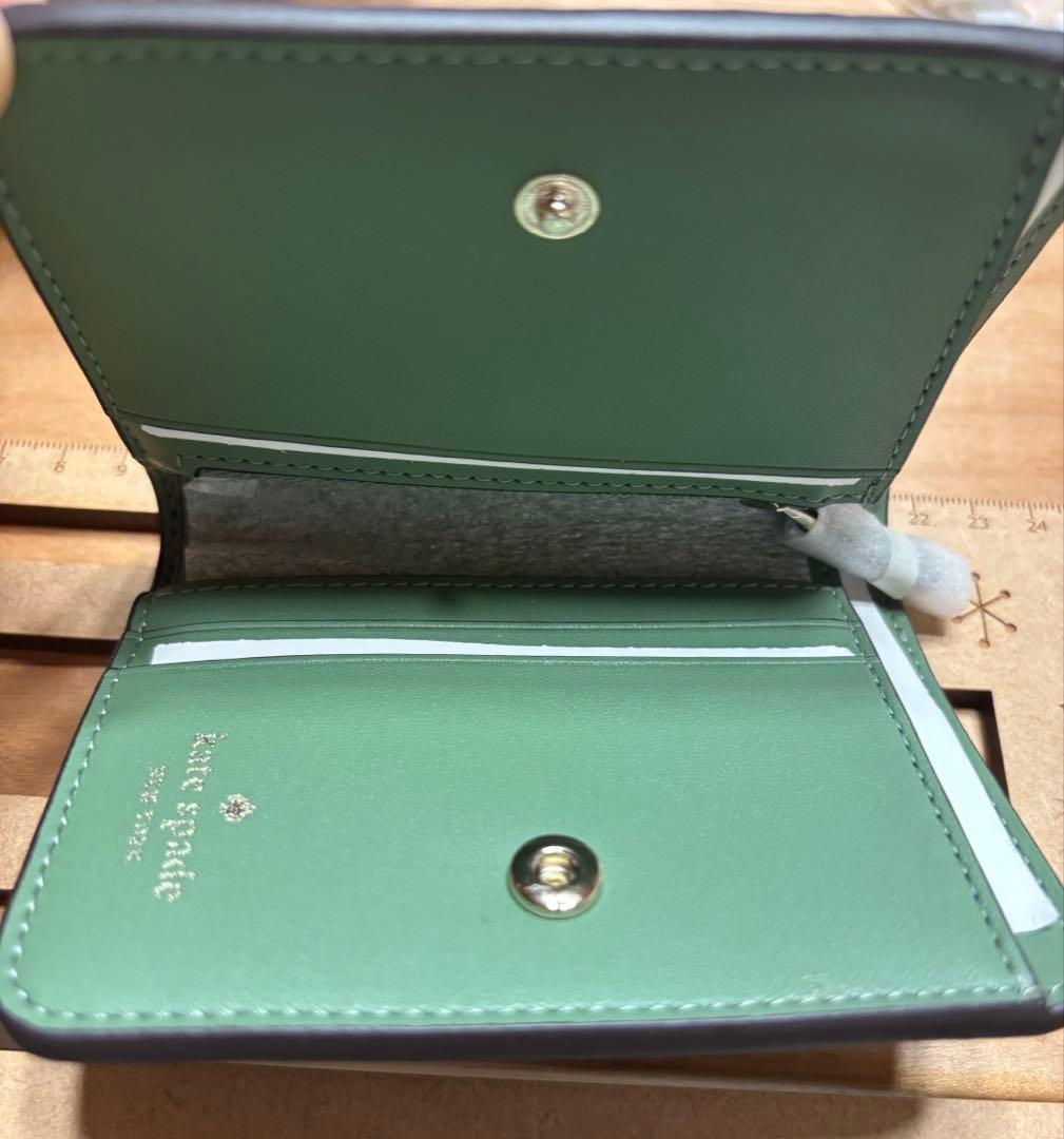 まつゆきさま専用♡未使用♡ケイトスペードkate spadeグリーン 二折財布