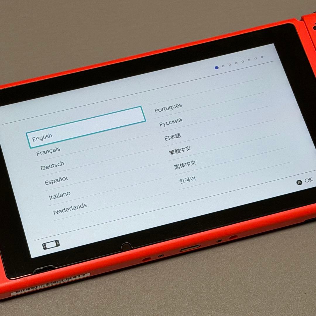【完動品・おまけ多数】ニンテンドー スイッチ マリオレッド×ブルー セット