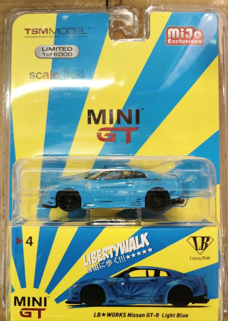 MINI GT LB★WORKS Nissan GT-R ライトブルー
