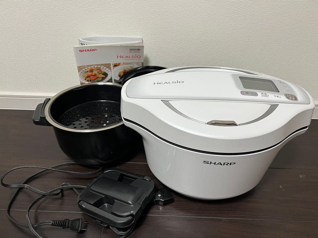 【訳あり/2022年製】ヘルシオ ホットクック SHARP KN-HW24E-W KN-HW24G | ヘルシオ ホットクック：シャープ