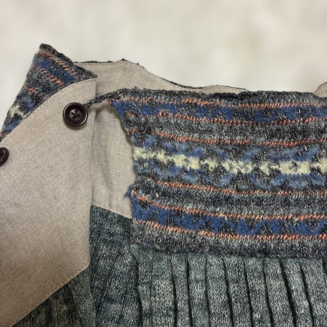 S*T様 美品　キャピタルKPITAL フレア巻スカート サイズM