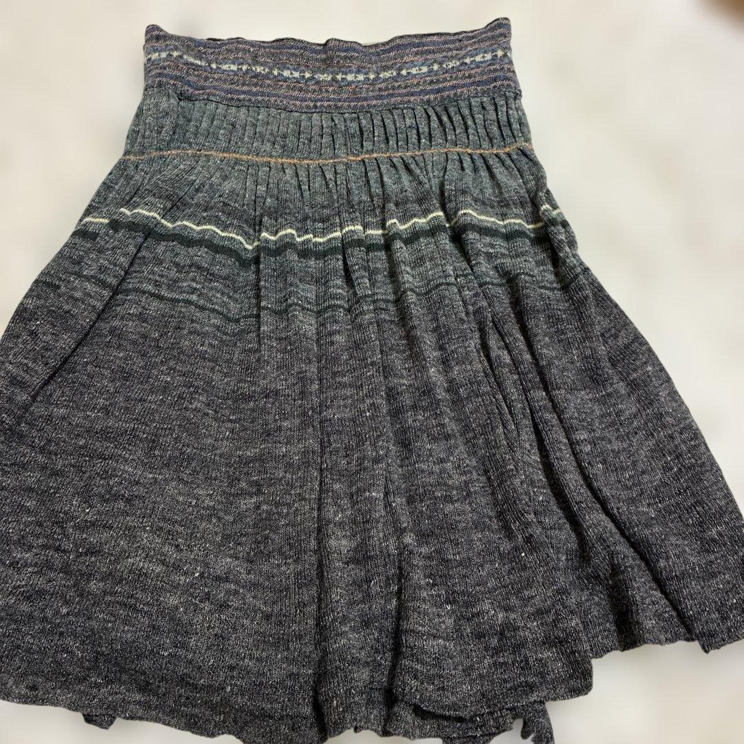 S*T様 美品　キャピタルKPITAL フレア巻スカート サイズM