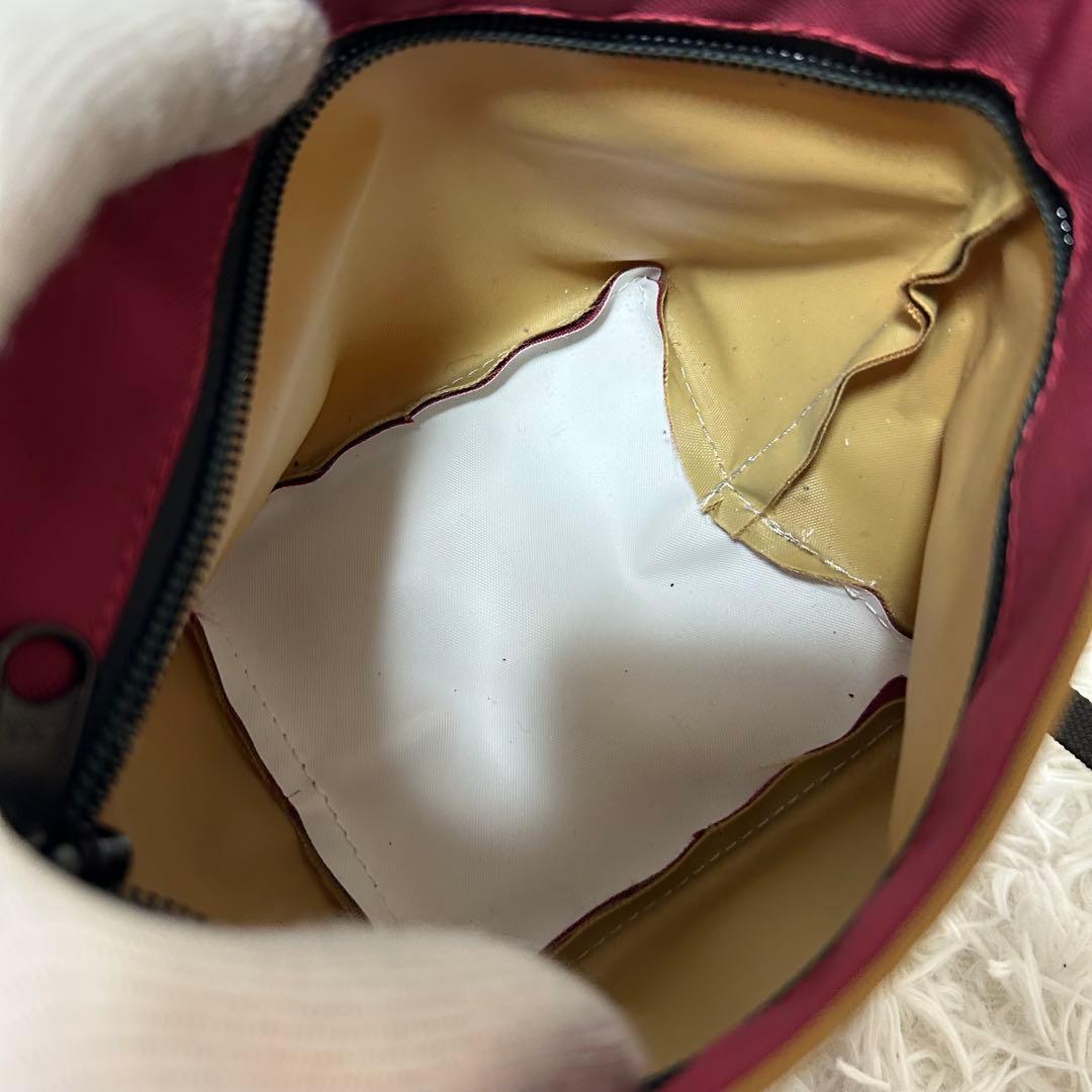 【美品✨舟形ミニショルダー】エルベシャプリエ　コンパクト　ベージュ　人気　軽量