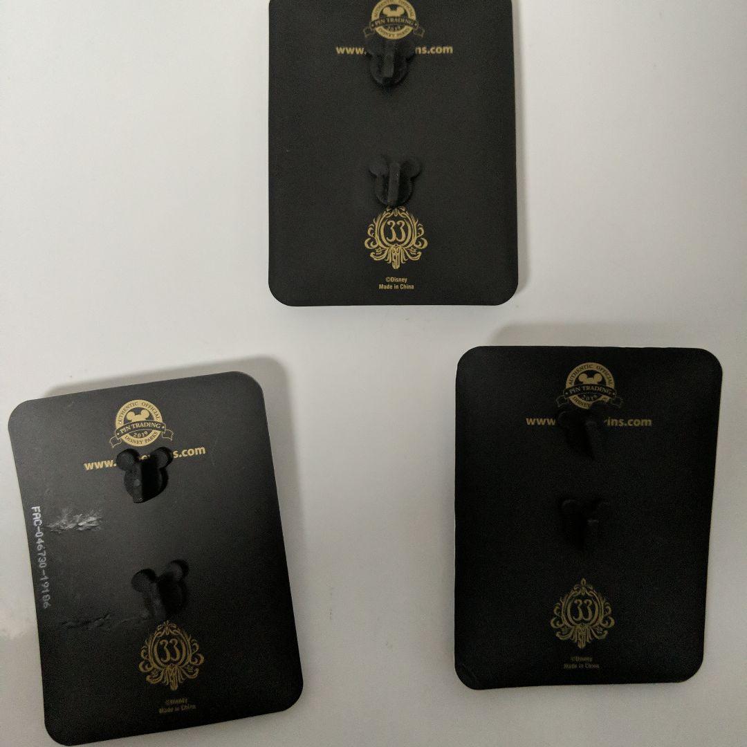 club33　ホーンテッドマンション　ピンバッジ　3点セット　ディズニー　海外