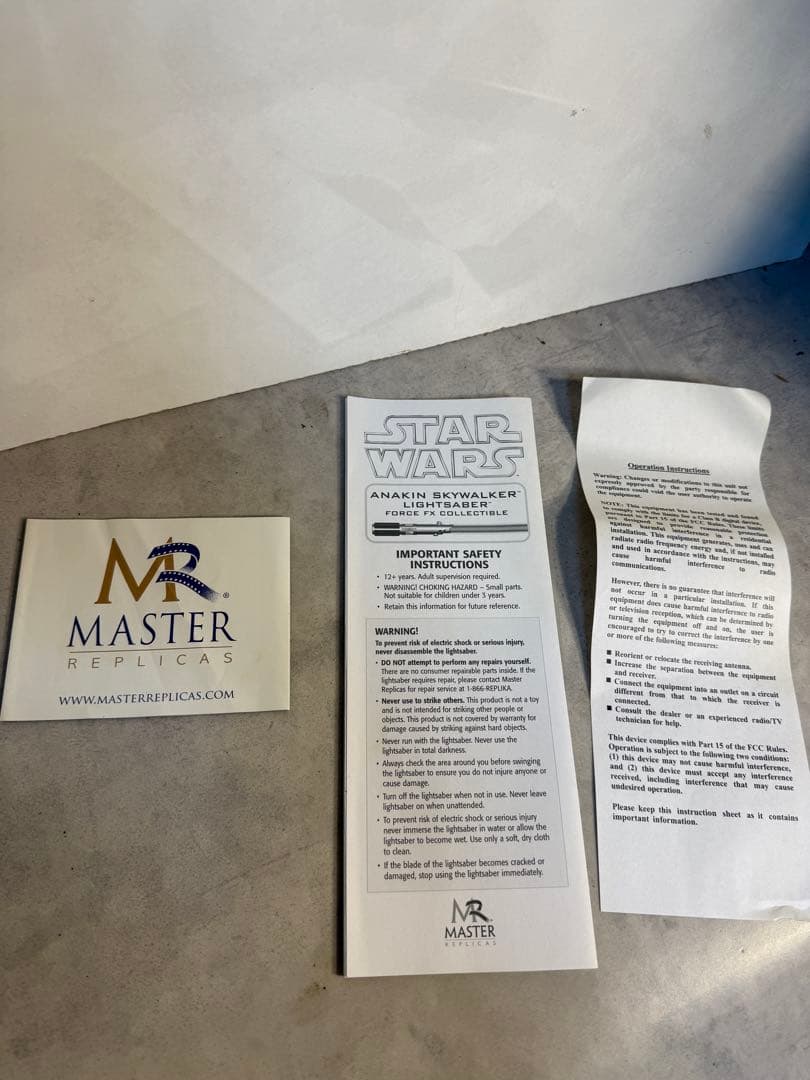 スター・ウォーズ MR アナキン ライトセーバー 動作確認　Force FX
