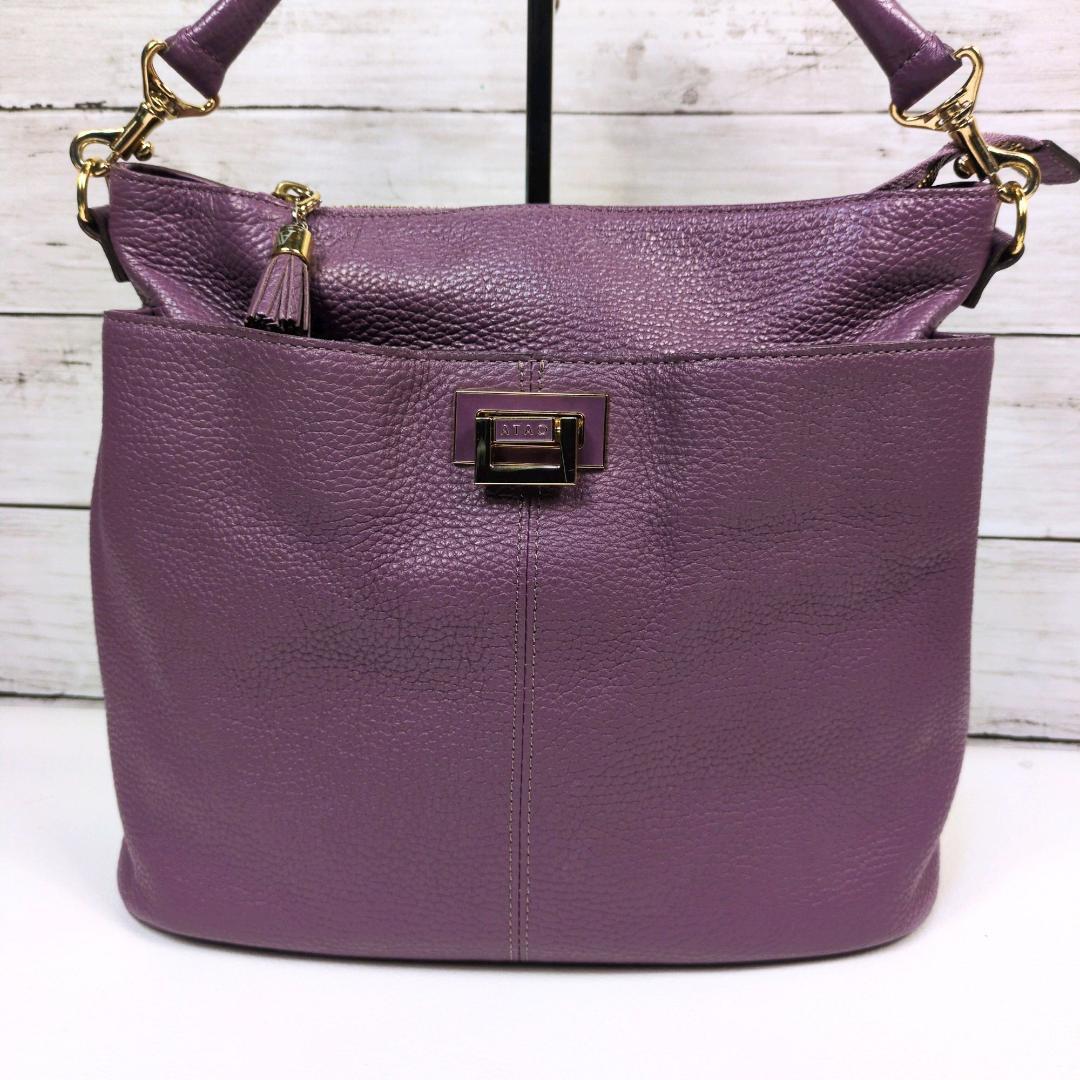 ATAO アタオ ウィークエンド 2way ショルダーバッグ パープル