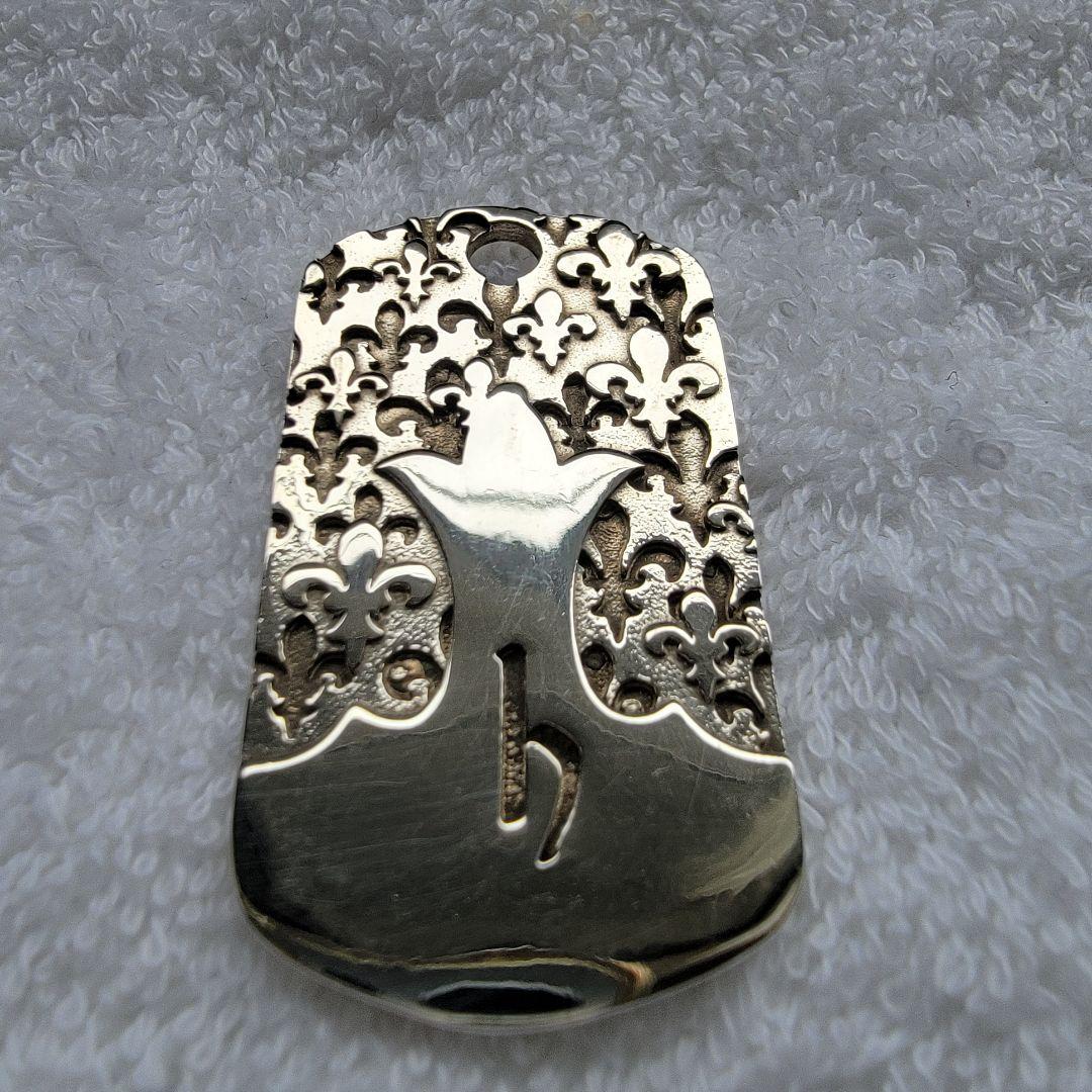 Hide + A&G 長方形 ペンダントトップ シルバー925