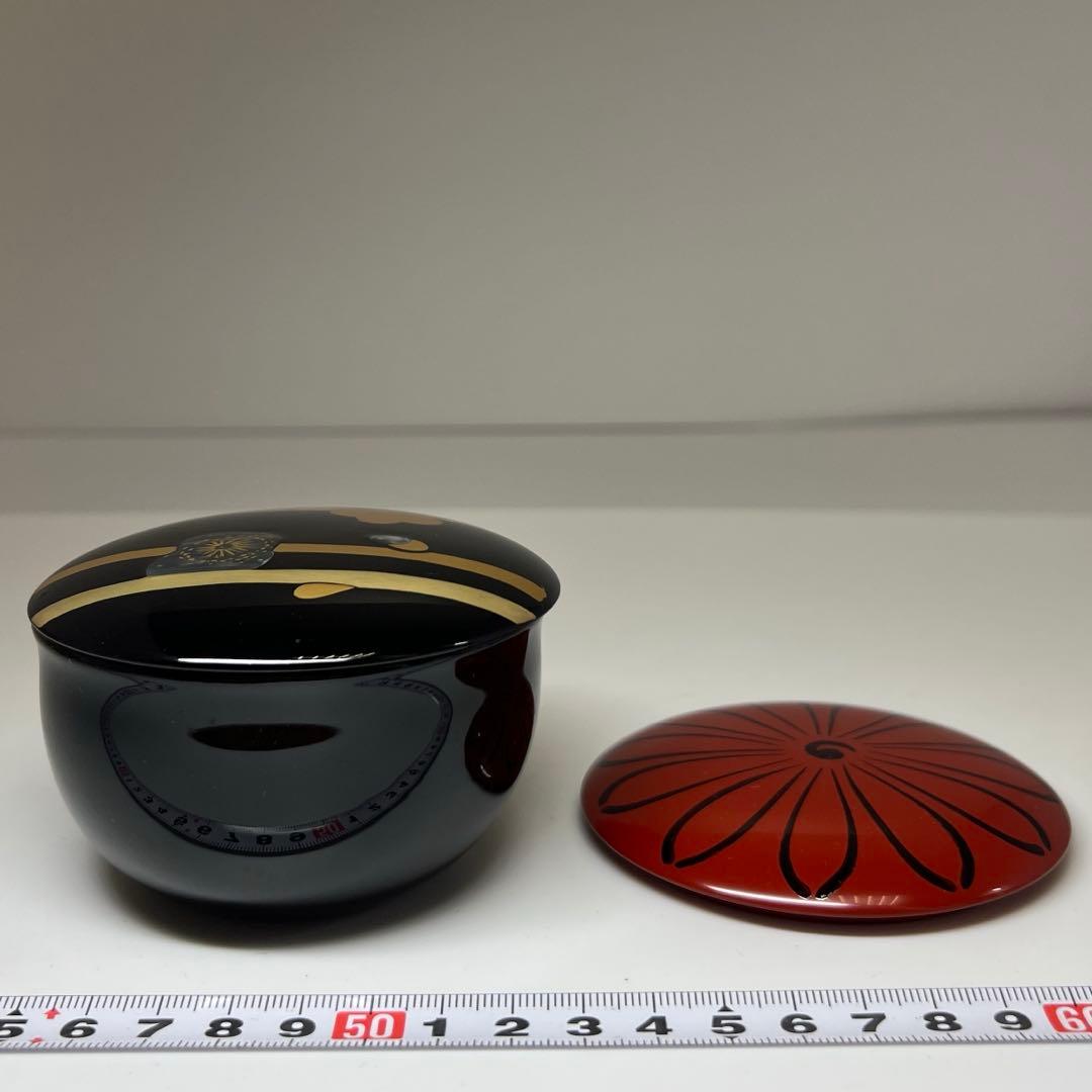 ☆茶3 岡本陽斉 春秋棗 共箱 高さ6cm東キ7-1122① 栗山園オンライン