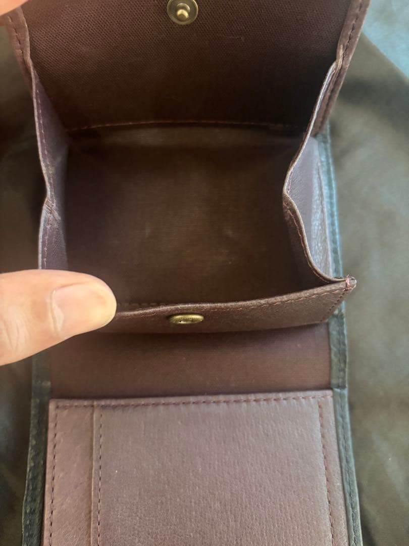 【美品】m+ ミッレフォッリエ Ⅱ P25 クアドレッティ ネイビー×パープル