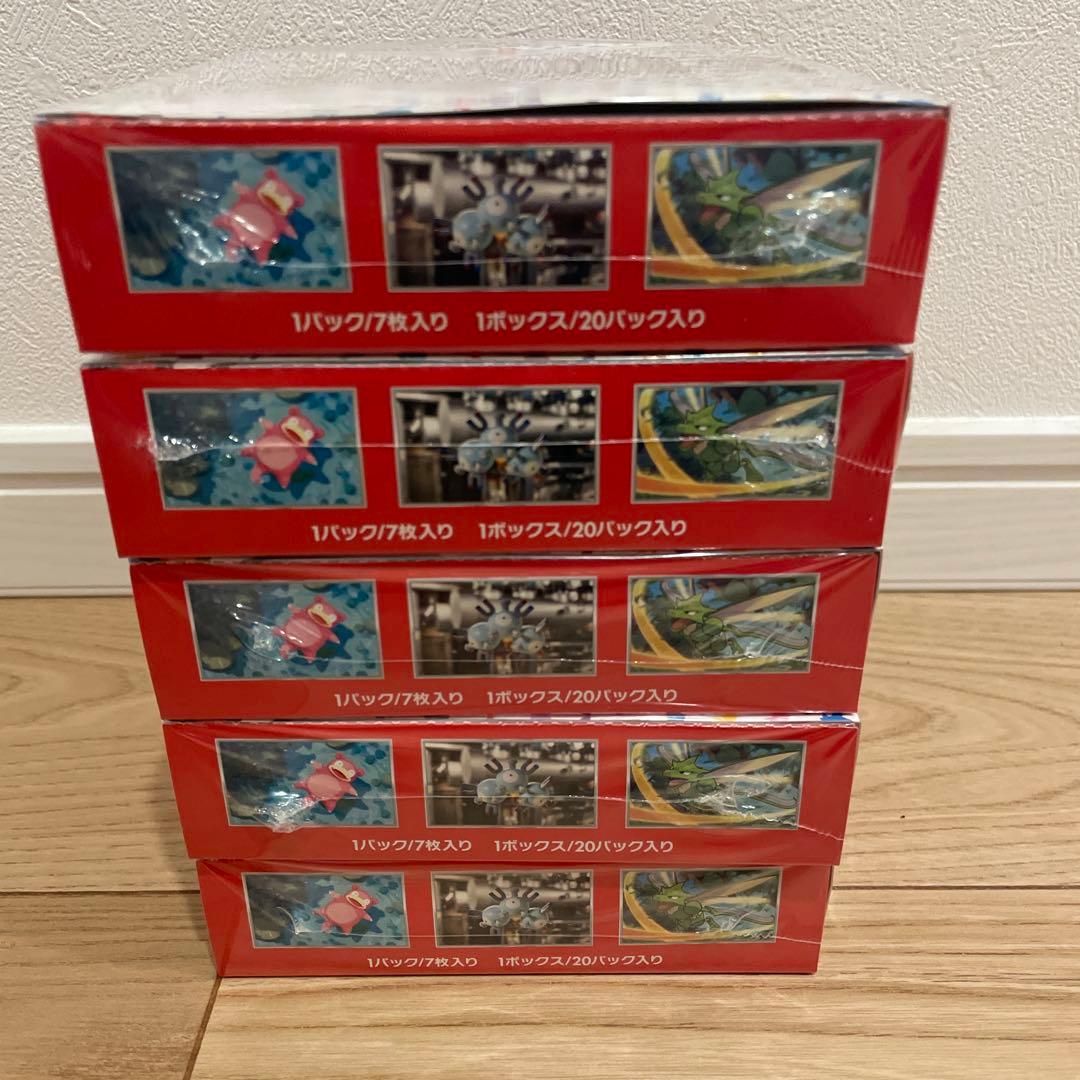 ポケモンカード　151 新品未開封シュリンク付き　5box