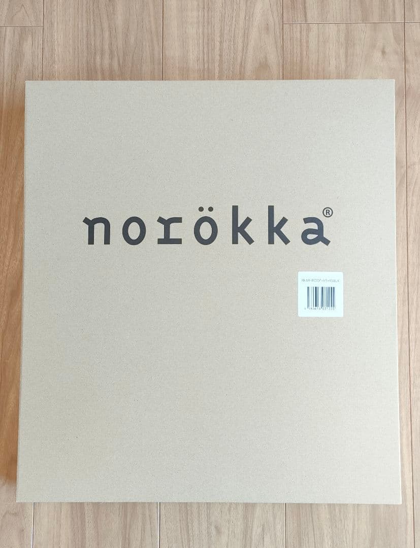 【新品未使用】norokka レインカバー ルーフ リップストップ ブラック