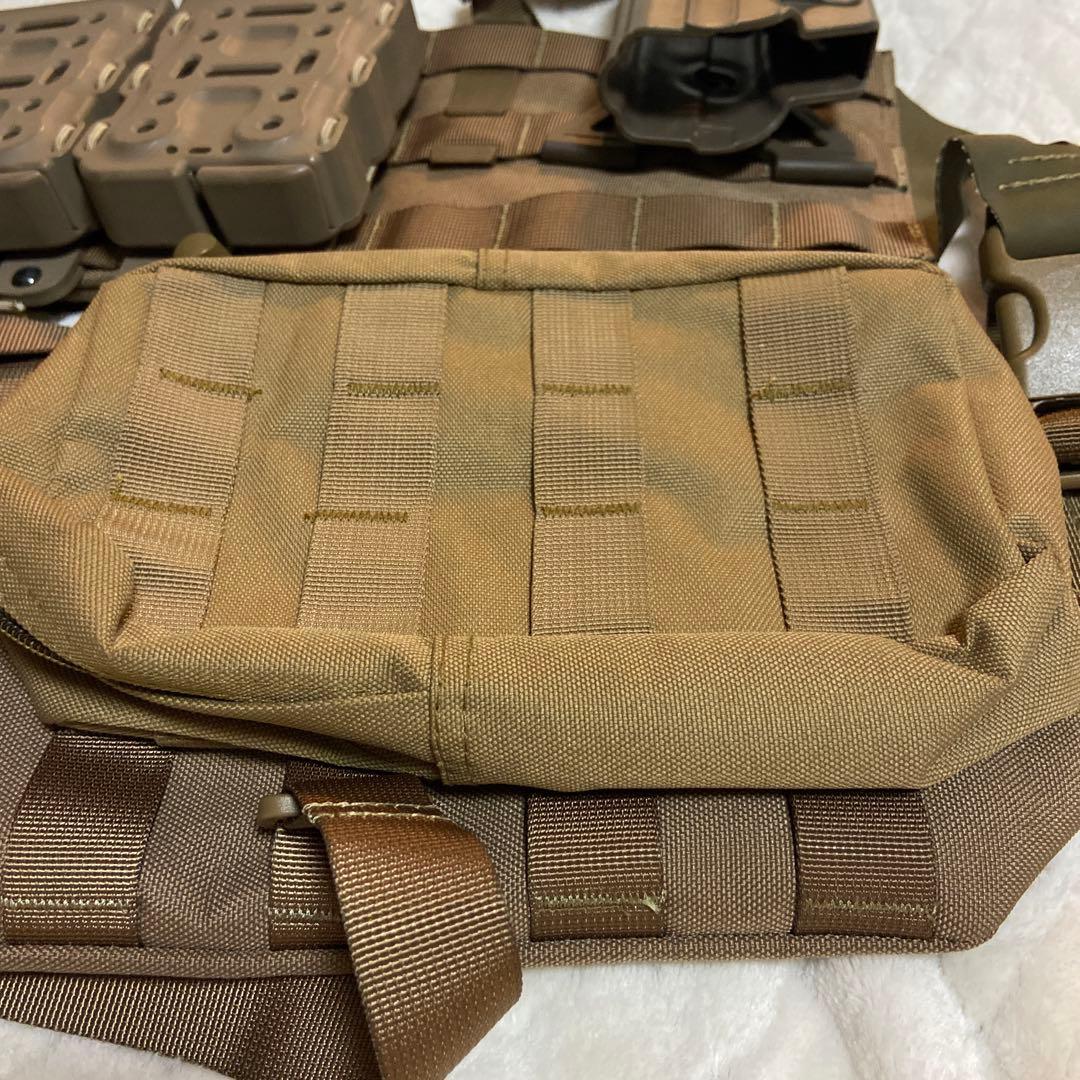 サバゲー プレートキャリア バンダリア ポーチ ホルダーセット