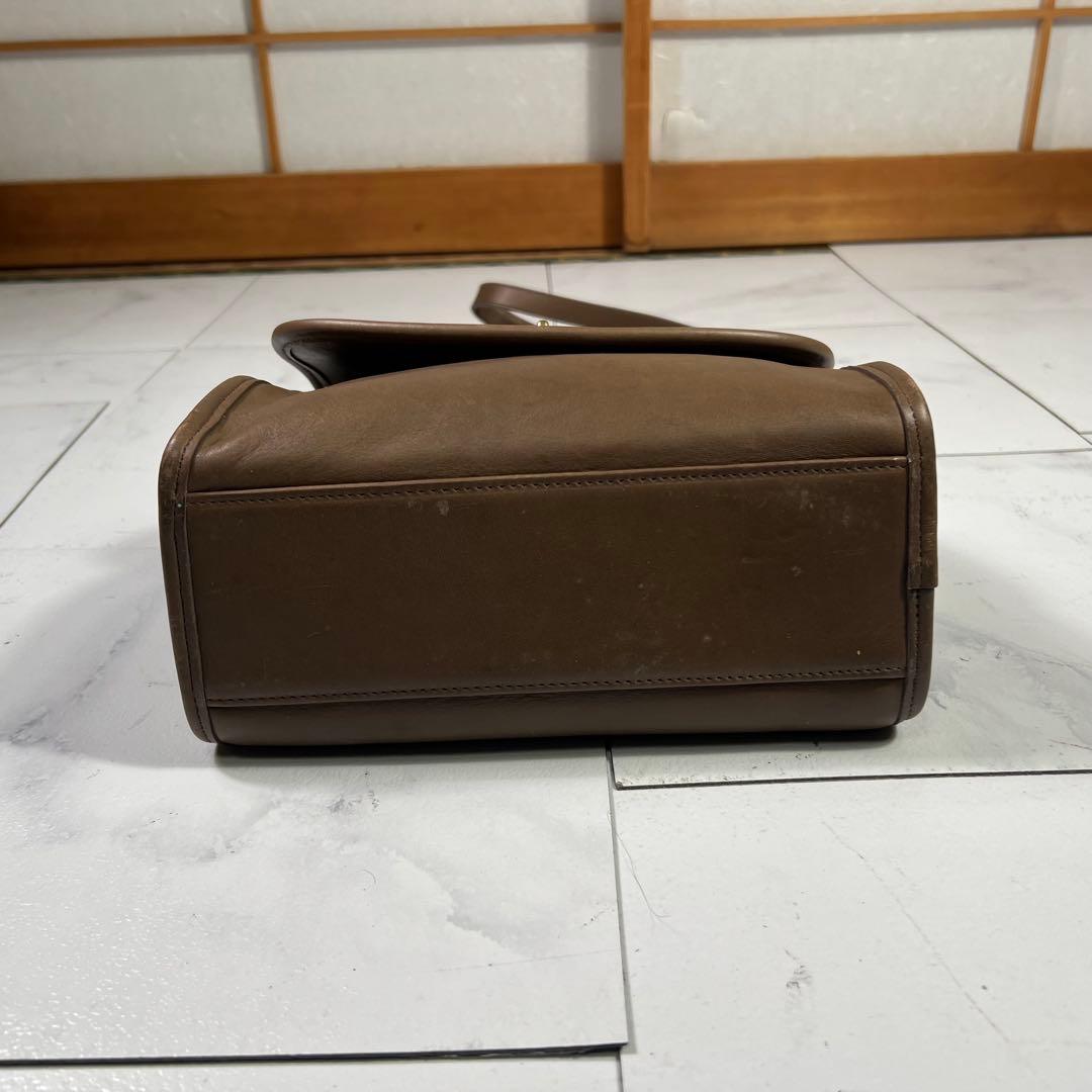 オールドコーチ ショルダーバッグ 2way ターンロック モカブラウン USA製